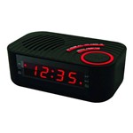 Ficha técnica e caractérísticas do produto Rádio-relógio Digital Bivolt C/ Led, 2 Alarmes e Entrada Aux Cbcr100