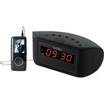 Ficha técnica e caractérísticas do produto Rádio Relógio Digital Coby CRA55BLK Bivolt com 2 Alarmes Rádio AM/FM - Preto