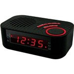 Ficha técnica e caractérísticas do produto Rádio Relógio Digital com 2 Alarmes e Entrada Aux - Coby Cbcr100
