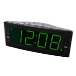 Rádio-relógio Digital Fm C/ Alarme e Saida USB P/ Carga Naxa Nrc166