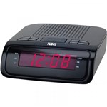 Ficha técnica e caractérísticas do produto Rádio Relógio Digital Naxa AM/FM com 2 Alarmes 110v - Nrc-174