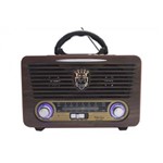 Ficha técnica e caractérísticas do produto Rádio Retrô Ministar Ms 511Bt - Frente Marrom
