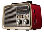 Rádio Retro Vintage Am Fm Sw Usb - Pilha Bateria e Tomada - Altomex