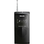 Rádio Torcedor de Pilha Philips AE1500X/78 AM/FM com Entrada para Fone de Ouvido - Preto