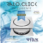 Ficha técnica e caractérísticas do produto Ralo Banheiro Inox - 10x10cm - Quadrado – Ralo Click – Flvx Hidro