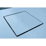 Ficha técnica e caractérísticas do produto Ralo oculto linear seca piso (invisível) em inox polido 10cm x 10cm