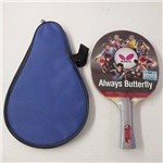 Raquete Tênis de Mesa Butterfly Tbc 401 Clássica + Raqueteira