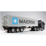 Ficha técnica e caractérísticas do produto Rc Carreta Container Maersk 40ft 1/14 Kit Tamiya 56326