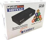 Ficha técnica e caractérísticas do produto Receptor Digital Midia Box B3 Hdtv com Conversor Digital Integrado - Century
