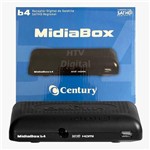 Ficha técnica e caractérísticas do produto Receptor Midiabox B4 Digital HDTV Century