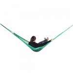 Rede de Dormir Camping Nylon Impermeável Verde Bandeira - Canto das Redes