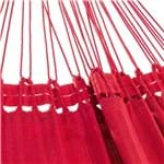 Ficha técnica e caractérísticas do produto Rede de Dormir Casal Clone Vermelho