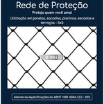 Ficha técnica e caractérísticas do produto Rede De Proteção 1,80x2,20 - Preta (kit)