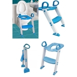 Ficha técnica e caractérísticas do produto Redutor De Assento Com Escada Degrau Clingo Azul