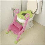 Ficha técnica e caractérísticas do produto Redutor de Assento com Escada Multikids Baby BB052 Rosa/Verde