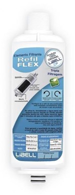 Ficha técnica e caractérísticas do produto Refil / Filtro para Purificador de Água Libell Flex (Original)