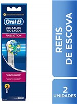 Ficha técnica e caractérísticas do produto Refil para Escova Elétrica Oral-B Flossaction - 2 Unidades, Oral-B