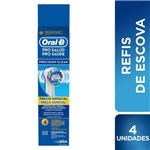 Ficha técnica e caractérísticas do produto Refil Para Escova Oral-b Elétrica Precision Clean 4 Unidades