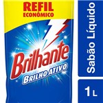 Ficha técnica e caractérísticas do produto Refil Sabao Liquido Brilhante Brilho Ativo 1L