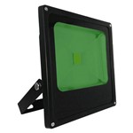 Ficha técnica e caractérísticas do produto Refletor 20W Led Verde Bivolt