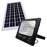 Ficha técnica e caractérísticas do produto Refletor 100w Controle Remoto Holofote Energia Solar Sensor Led Iluminacao