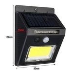 Ficha técnica e caractérísticas do produto Refletor Balizador Solar 30w Sensor De Presença Externo