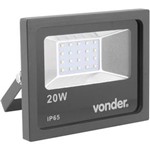 Ficha técnica e caractérísticas do produto Refletor de LED 20 Watts Branco - RLV 020 - Vonder - Bivolt