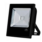 Ficha técnica e caractérísticas do produto Refletor de Led 30W Luz Branca IP65 Preto Bivolt OL Iluminação
