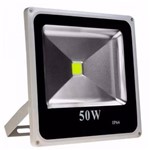 Ficha técnica e caractérísticas do produto Refletor de LED 50 Watts Bivolt 110 e 220v Verde