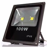 Ficha técnica e caractérísticas do produto Refletor Holofote LED 100 W Portátil Prova D`água