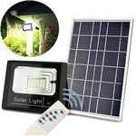 Ficha técnica e caractérísticas do produto Refletor Holofote Solar 40w Led Controle Placa Solar Completo Sensor Iluminacao (ZEM-31550-A)