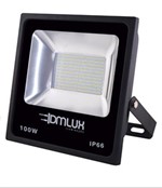 Ficha técnica e caractérísticas do produto Refletor LED - 100W - Luz Branca 6500 K - Bivolt - Dmlux