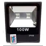 Ficha técnica e caractérísticas do produto Refletor LED 100W RGB