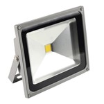 Ficha técnica e caractérísticas do produto Refletor LED Alumínio 50W Blumenau 3000K Luz Amarela