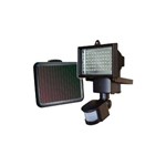 Ficha técnica e caractérísticas do produto Refletor Led com Sensor 60 Leds Solar
