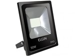 Ficha técnica e caractérísticas do produto Refletor Power Led 50W Preto sem sensor bivolt - ELGIN