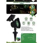 Ficha técnica e caractérísticas do produto Refletor Solar Luminária Jardim Spot Luz Cor Verde Super Led 15 Vezes Mais Forte - Ecoforce