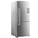Ficha técnica e caractérísticas do produto Refrigerador 573L Frost Free Inverse Maxi Platinum BRE80AK Brastemp 127V