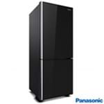 Refrigerador Bottom Freezer de 02 Portas Frost Free Panasonic com 423 Litros Preto - NR-BB52GV2