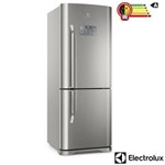 Refrigerador Bottom Freezer Electrolux de 02 Portas Frost Free com 454 Litros Painel Eletrônico Inox - DB53X