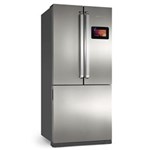 Ficha técnica e caractérísticas do produto Refrigerador Brastemp Side Inverse BRN80AK com 3 Portas e Central Inteligente com Wi-fi - 540 Litros - Platinum - 127V