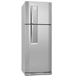 Ficha técnica e caractérísticas do produto Refrigerador Electrolux DF51X Frost Free com Painel Blue Touch e Ice Twister 427L - Inox - 110v