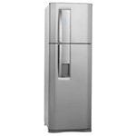 Ficha técnica e caractérísticas do produto Refrigerador Electrolux Duplex DW42X Frost Free com Dispenser de Água e Controle de Temperatura Blue Touch 380 L - Inox - 220V
