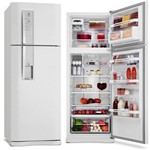 Ficha técnica e caractérísticas do produto Refrigerador Electrolux Duplex Frost Free Branco 456L 220V DFW52