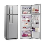 Ficha técnica e caractérísticas do produto Refrigerador Electrolux Duplex Frost Free Inox 310L 110V DF36X