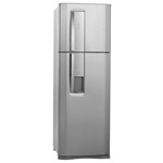 Ficha técnica e caractérísticas do produto Refrigerador Electrolux Frost Free Duplex DW42X C- Dispenser de Agua e Controle de Temperatura Blue Touch - 380 L - Inox