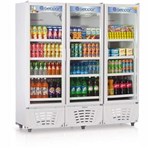 Ficha técnica e caractérísticas do produto Refrigerador/Expositor Vertical Gelopar GRVC-1450 Frost Free 1450 L 3 Portas - Branco Gelopar