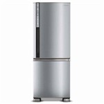 Refrigerador Frost Free Panasonic Nr-Bb52pv2x 423 Litros Freezer Invertido 127v, Aço Escovado