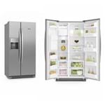 Ficha técnica e caractérísticas do produto Refrigerador / Geladeira Electrolux Side By Side, Frost Free, 504 Litros - SS72X