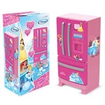 Refrigerador Side By Side Infantil com Acessórios Disney Princesas Rosa Xalingo Brinquedos Rosa